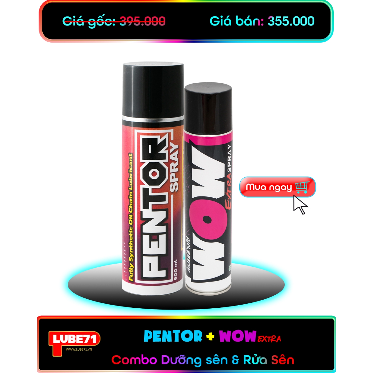 PENTOR + WOW EXTRA - Combo đặc biệt dành cho đi tour