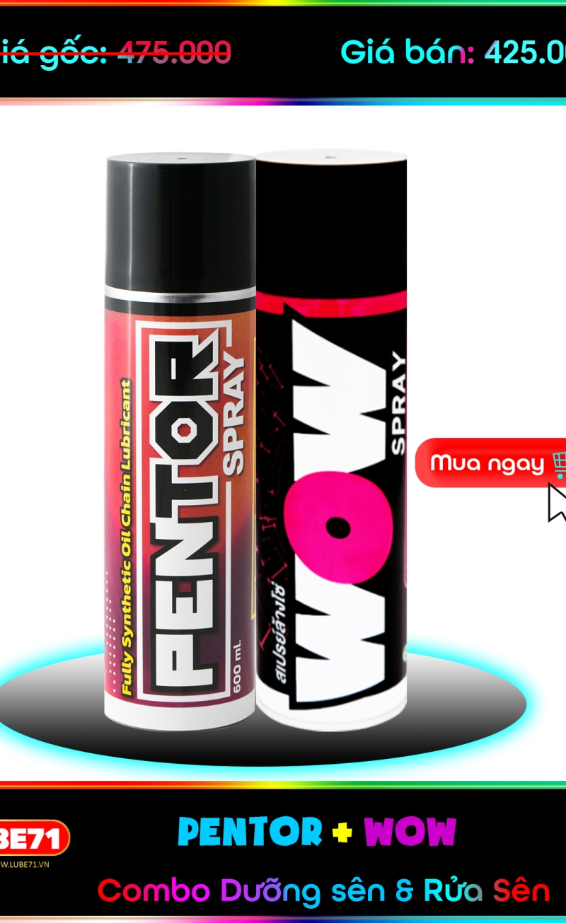 COMBO PENTOR + WOW - Dưỡng và Rửa sên hàng đầu Việt Nam 