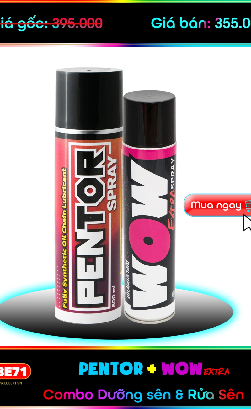 PENTOR + WOW EXTRA - Combo đặc biệt dành cho đi tour