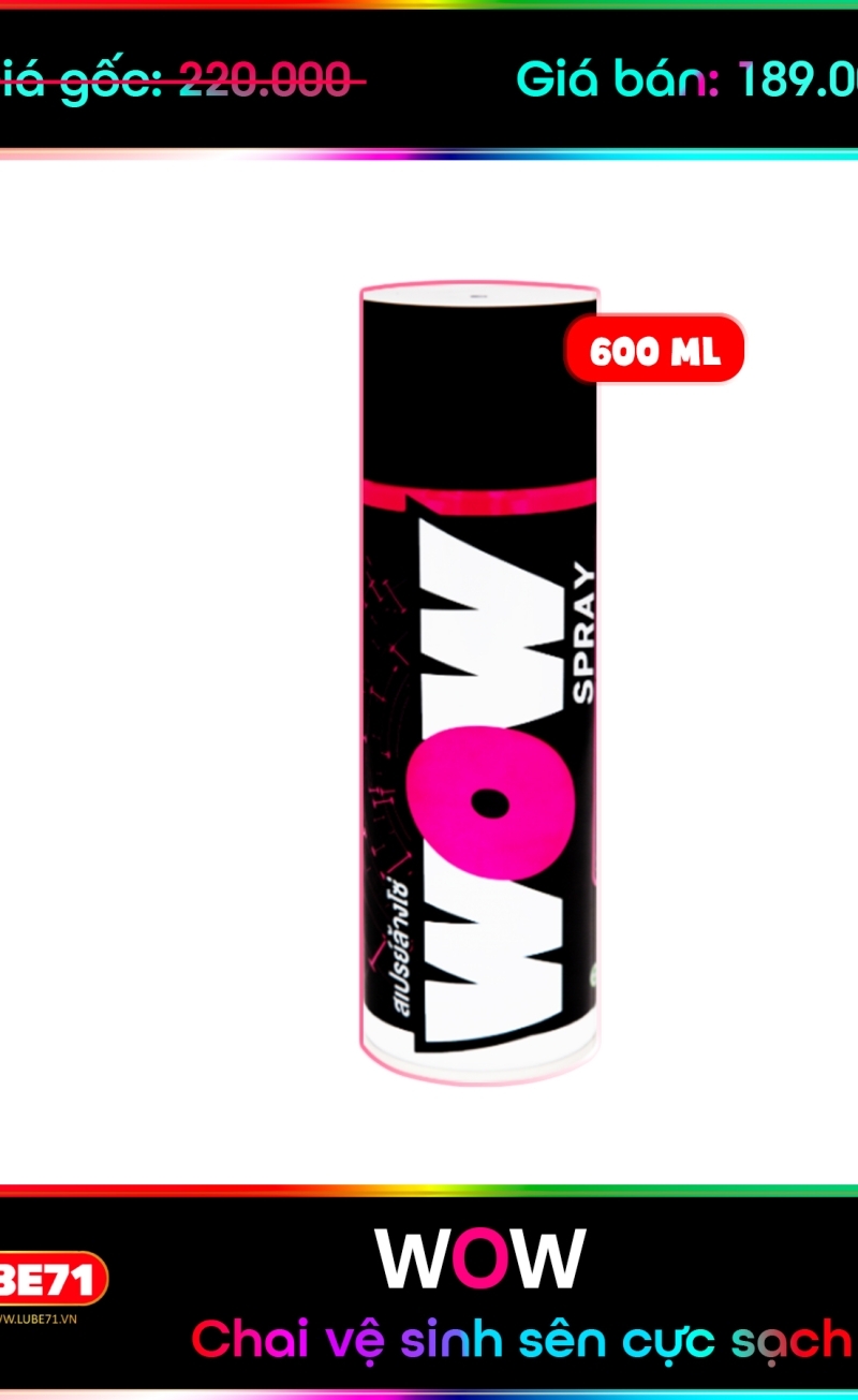 WOW - VỆ SINH SÊN 600ml