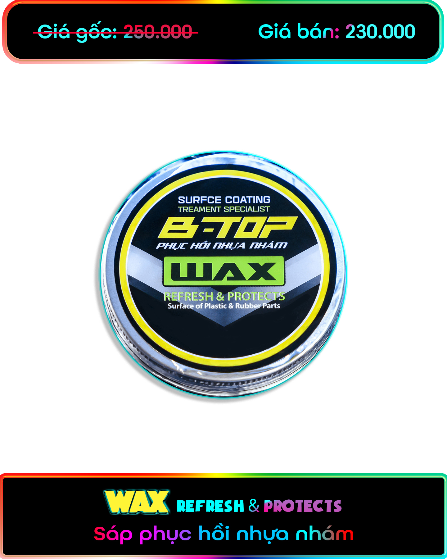 BTOP WAX - 60ml