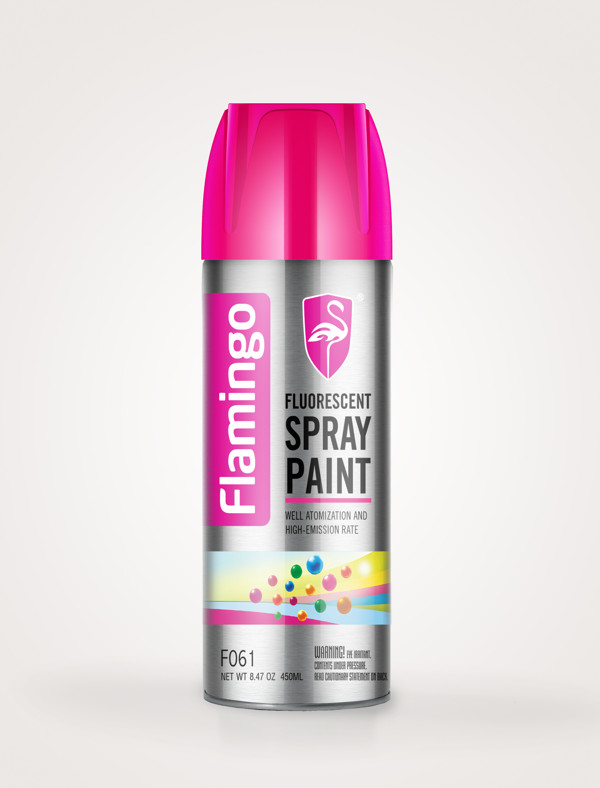 FLUORESCENT SPRAY PAINT Flamingo F061